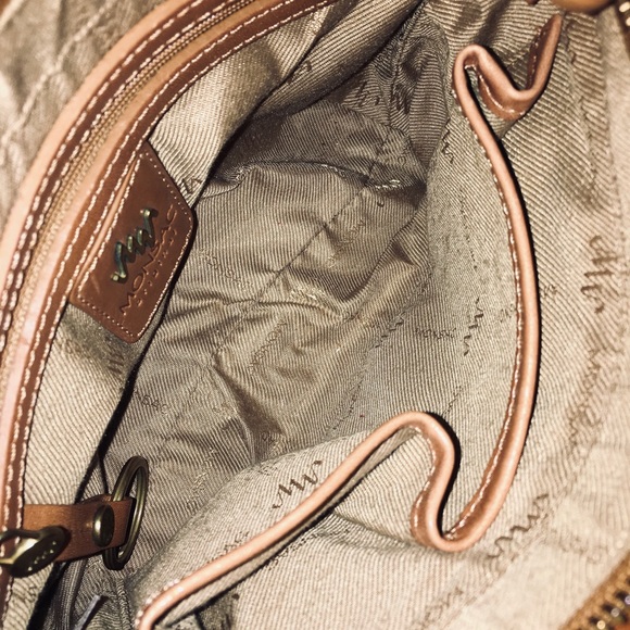 Pristine vintage Monsac Original leather crossbody - Picture 2 of 9